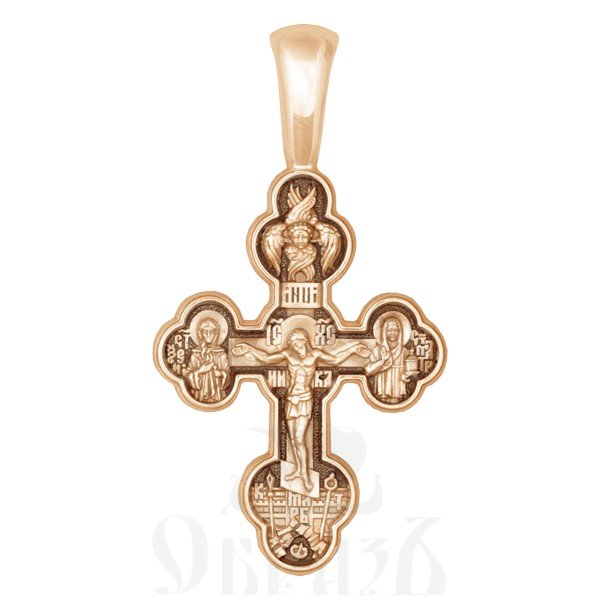 крест «материнский крест», золото 585 проба красного цвета (арт. 201.500-1)